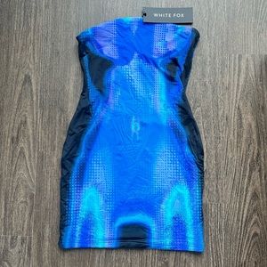 White Fox Milky Way Bodycon Dress